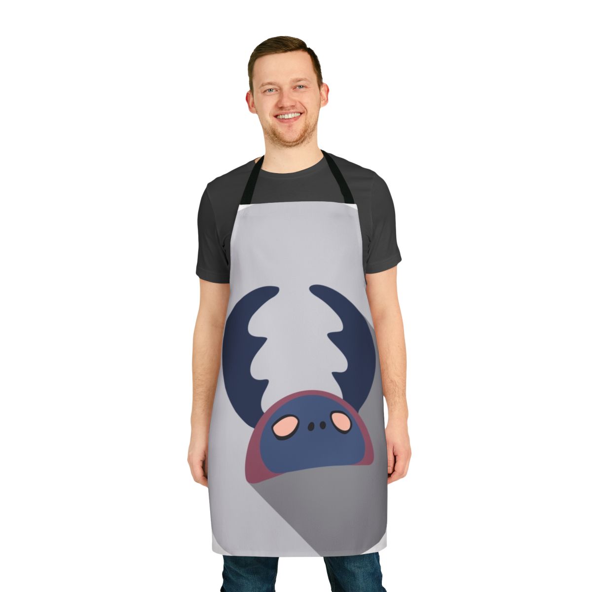 Hollow Knight themed flat icon apron for gamers and fans of the video game