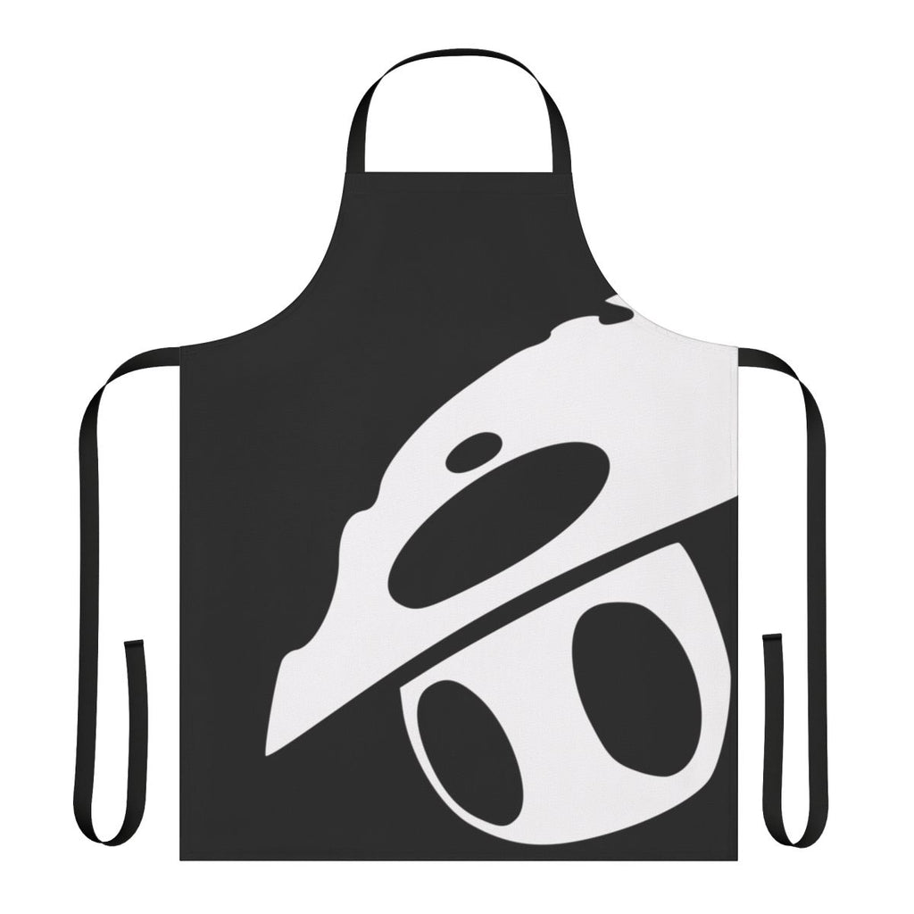 Hollow Knight inspired apron with a simple, minimalist design featuring the character Quirrel's mask
