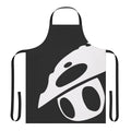 Hollow Knight inspired apron with a simple, minimalist design featuring the character Quirrel's mask