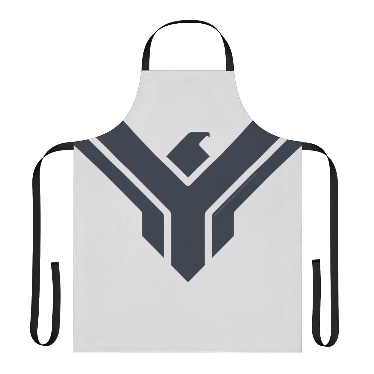 Light grey apron with the House Atreides hawk logo, a minimalist design inspired by the Dune sci-fi franchise.