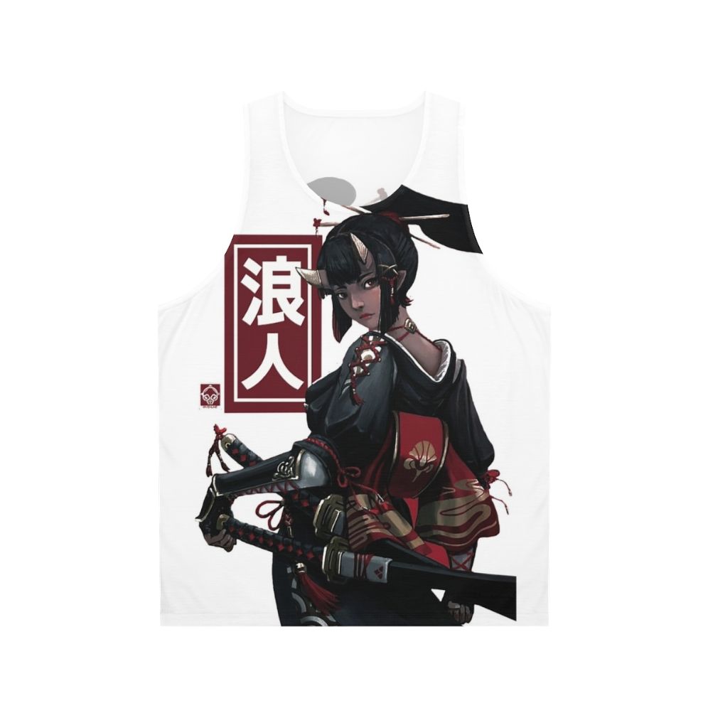 Minimalist Japanese-inspired unisex tank top