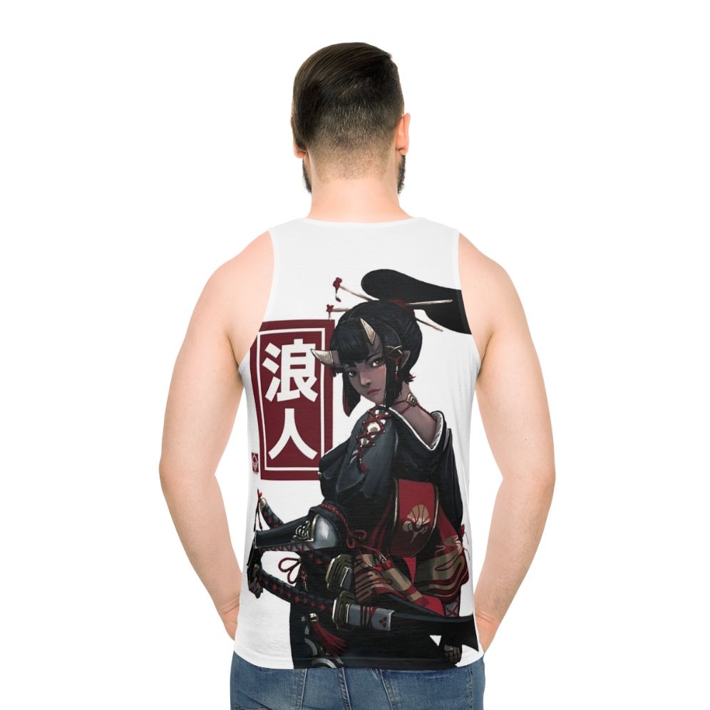Minimalist Japanese-inspired unisex tank top