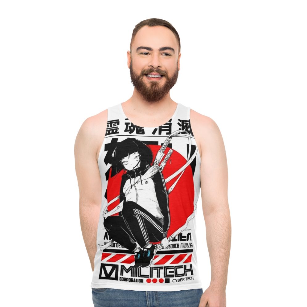 Minimalist Japanese Streetwear Unisex Tank Top