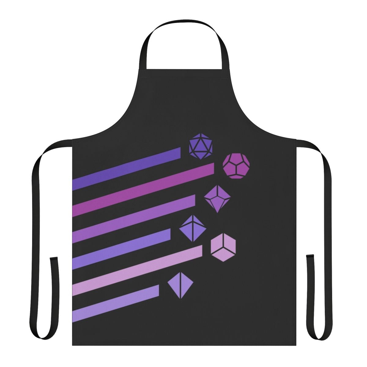 Minimalist lofi aesthetic dice set apron for tabletop roleplaying games