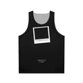 Minimalist Memento movie poster unisex tank top
