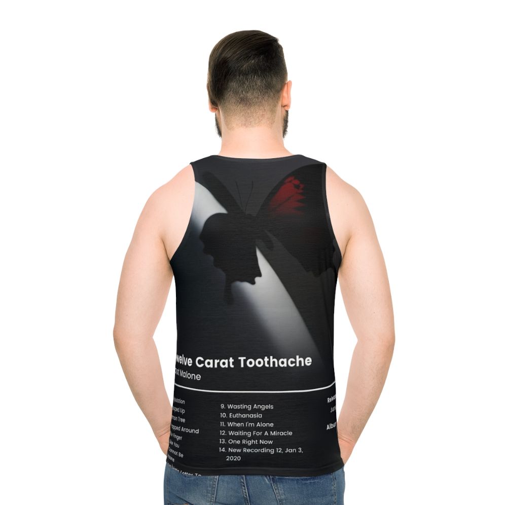 Minimalist music-inspired unisex tank top