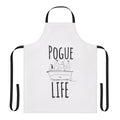 Minimal Outer Banks-themed apron featuring the "pogue life" design