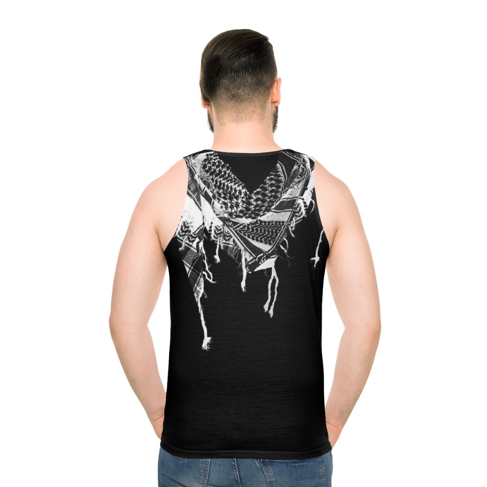 Minimalist Palestinian Keffiyeh Unisex Tank Top