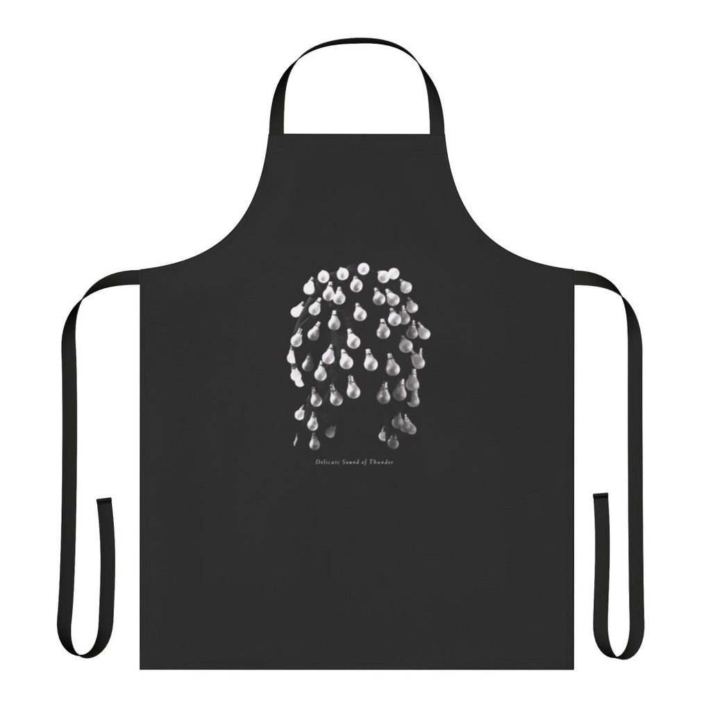 Minimalist apron featuring a prism rainbow design inspired by the iconic Pink Floyd album "The Dark Side of the Moon"