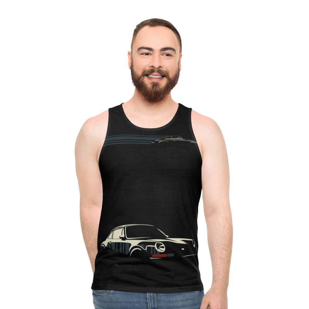 Minimalist Porsche 911 Unisex Tank Top