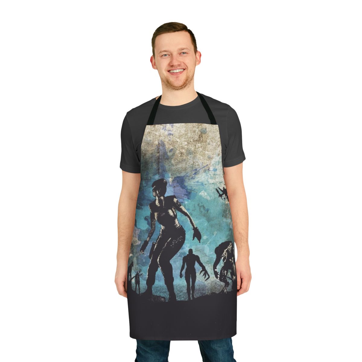 Minimalist Resident Evil Jill Valentine Apron - Survival Horror Gaming Gear