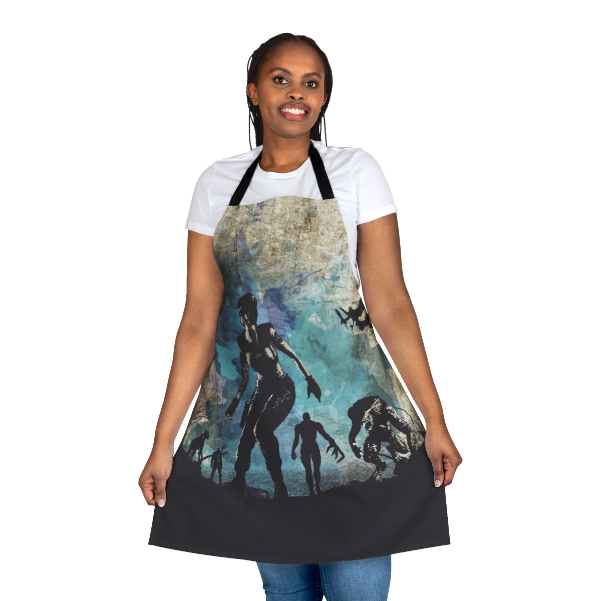 Minimalist Resident Evil Jill Valentine Apron - Survival Horror Gaming Gear