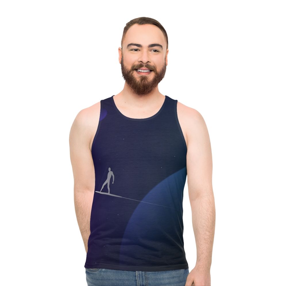 Minimalist Silver Surfer Unisex Tank Top