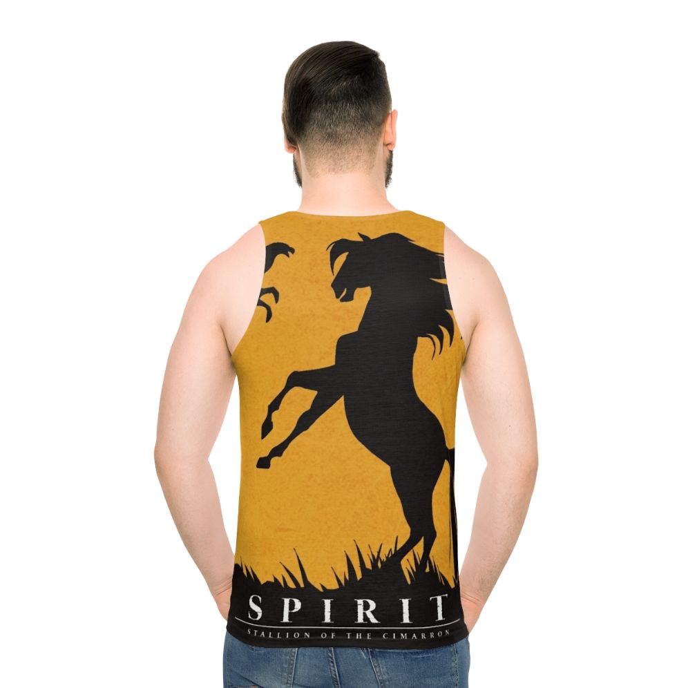 Minimalist Spirit Stallion of the Cimarron Unisex Tank Top