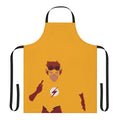Minimalist apron with a simple, clean design inspired by DC Comics' Young Justice
