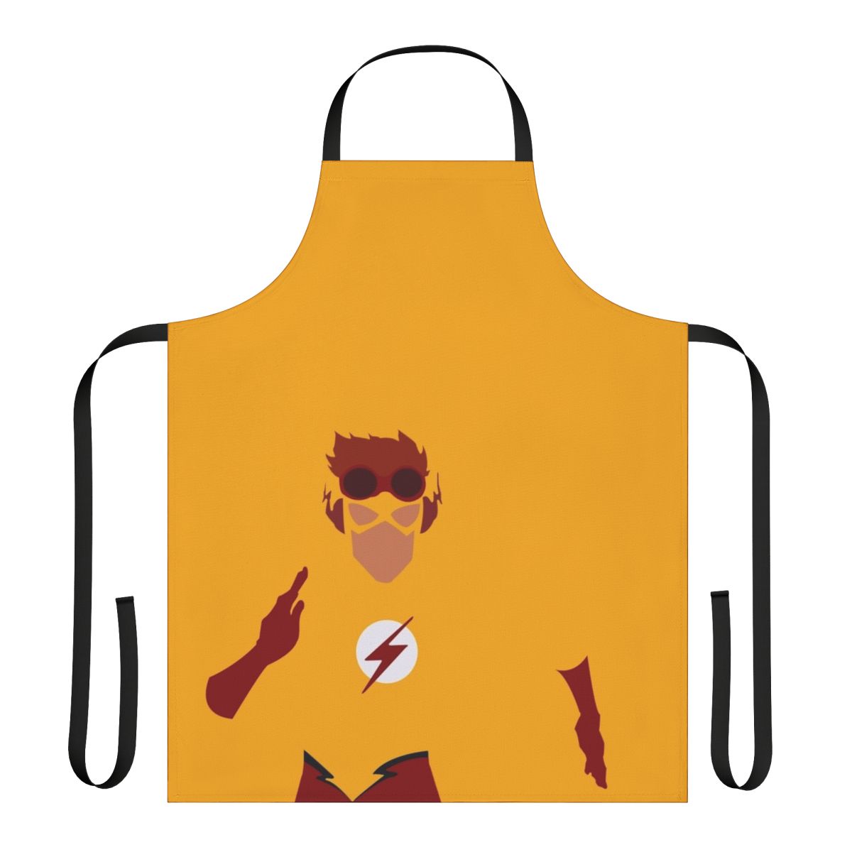 Minimalist apron with a simple, clean design inspired by DC Comics' Young Justice