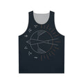Minimalist Swallow Bird Unisex Tank Top