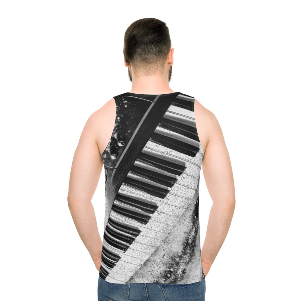 Minimalist synth power unisex tank top