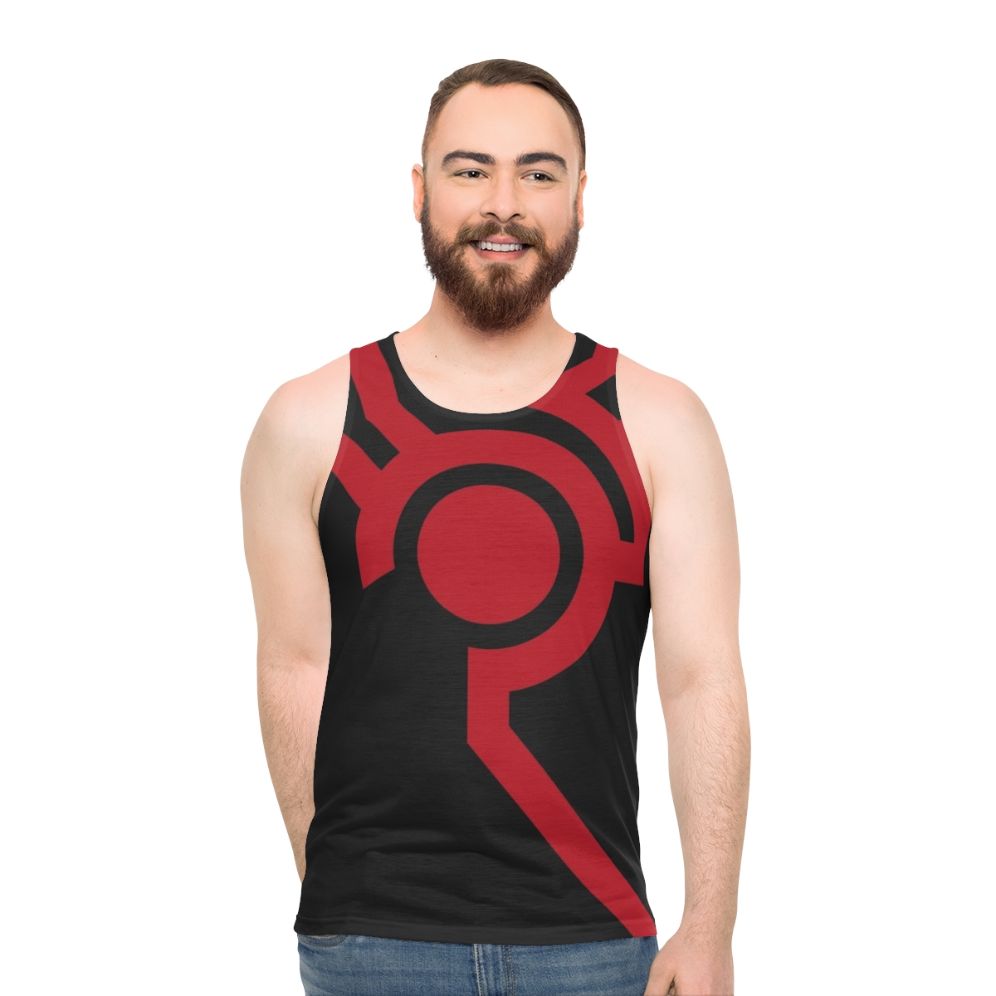 Minimalist Techno Dot Unisex Tank Top