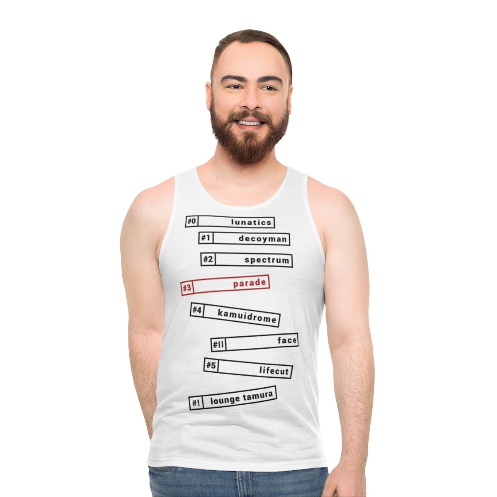 Minimalist Unisex Silver Tank Top