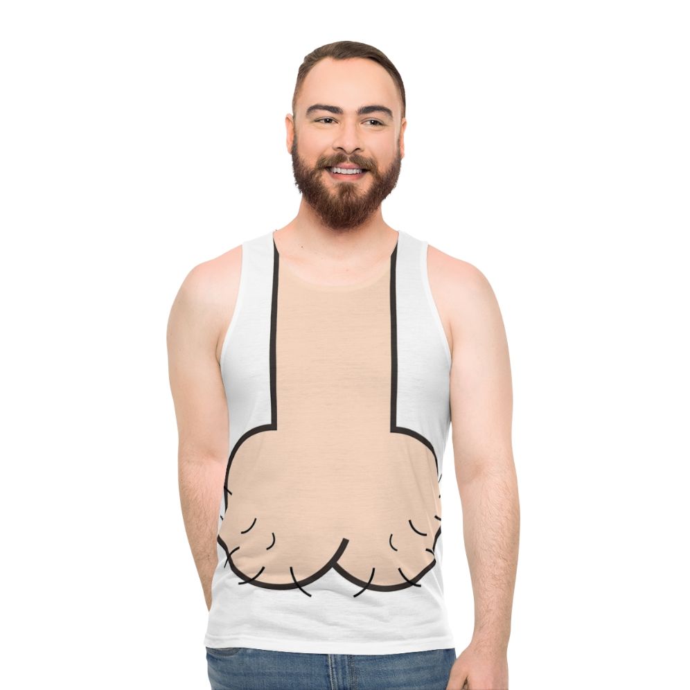 Minimalist unisex tank top