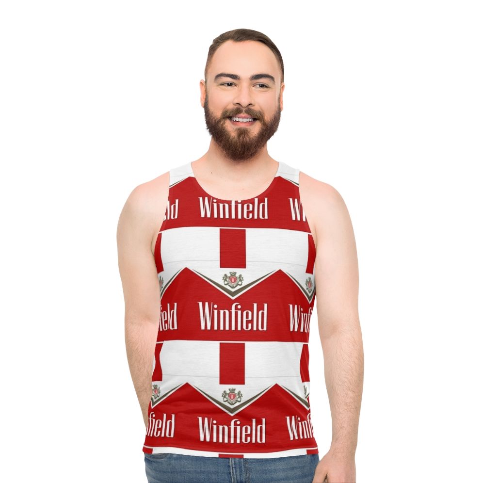 Minimalist unisex tank top