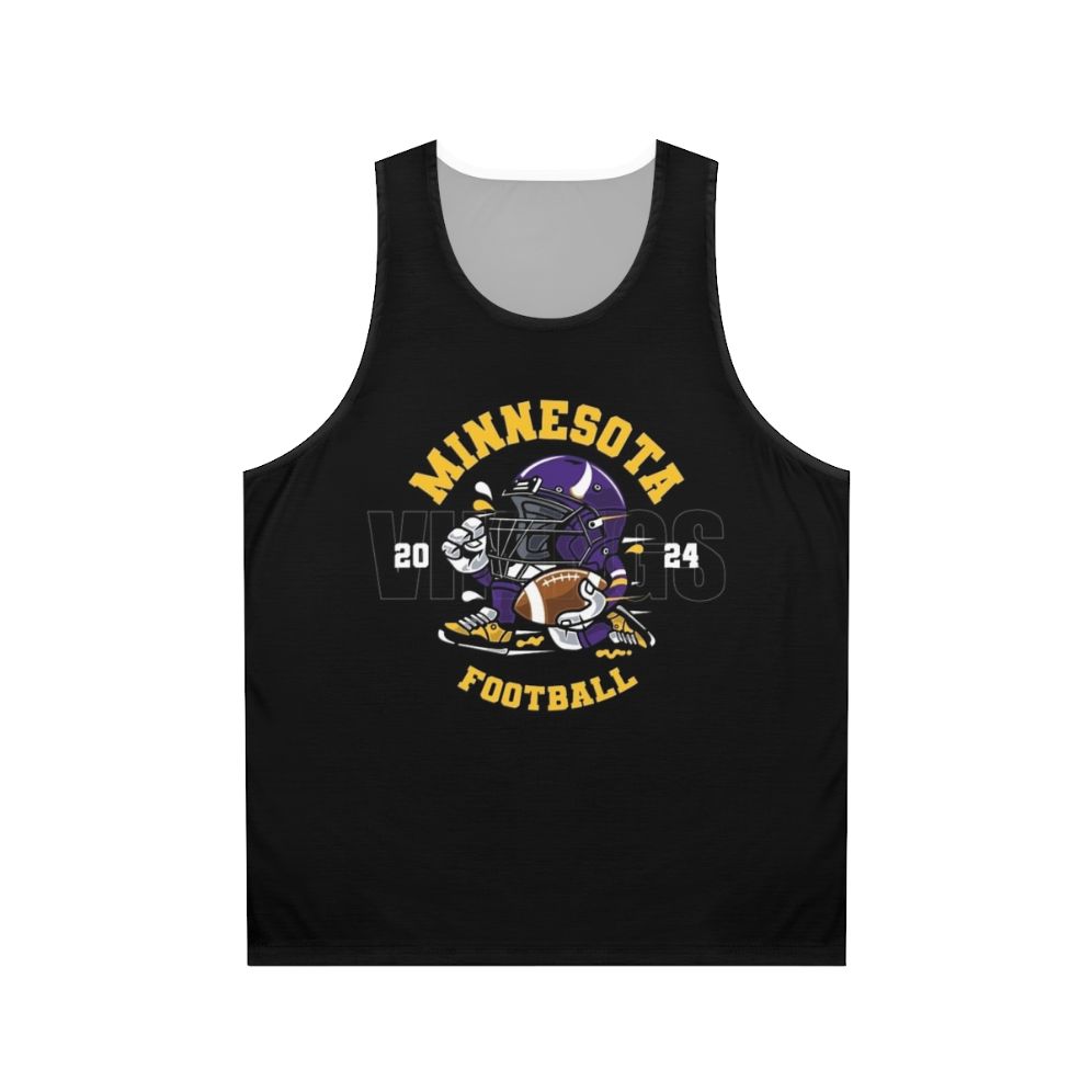 Minnesota Vikings tank top with artistic design