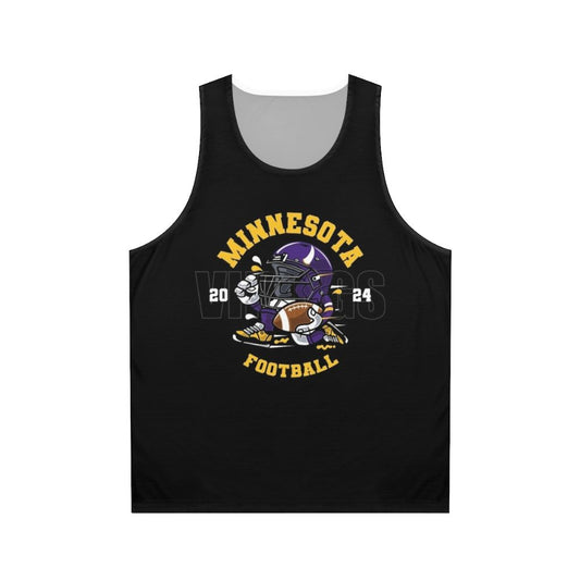 Minnesota Vikings tank top with artistic design