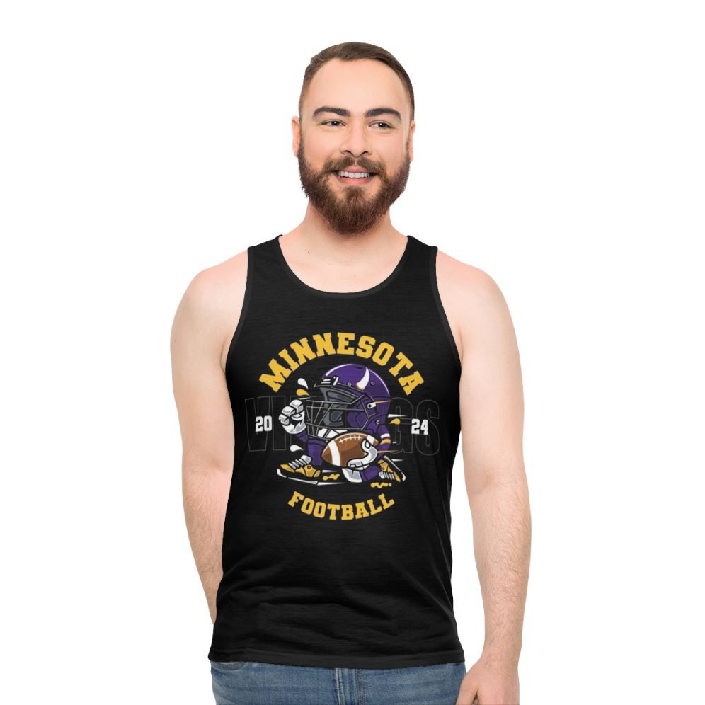 Minnesota Vikings tank top with artistic design