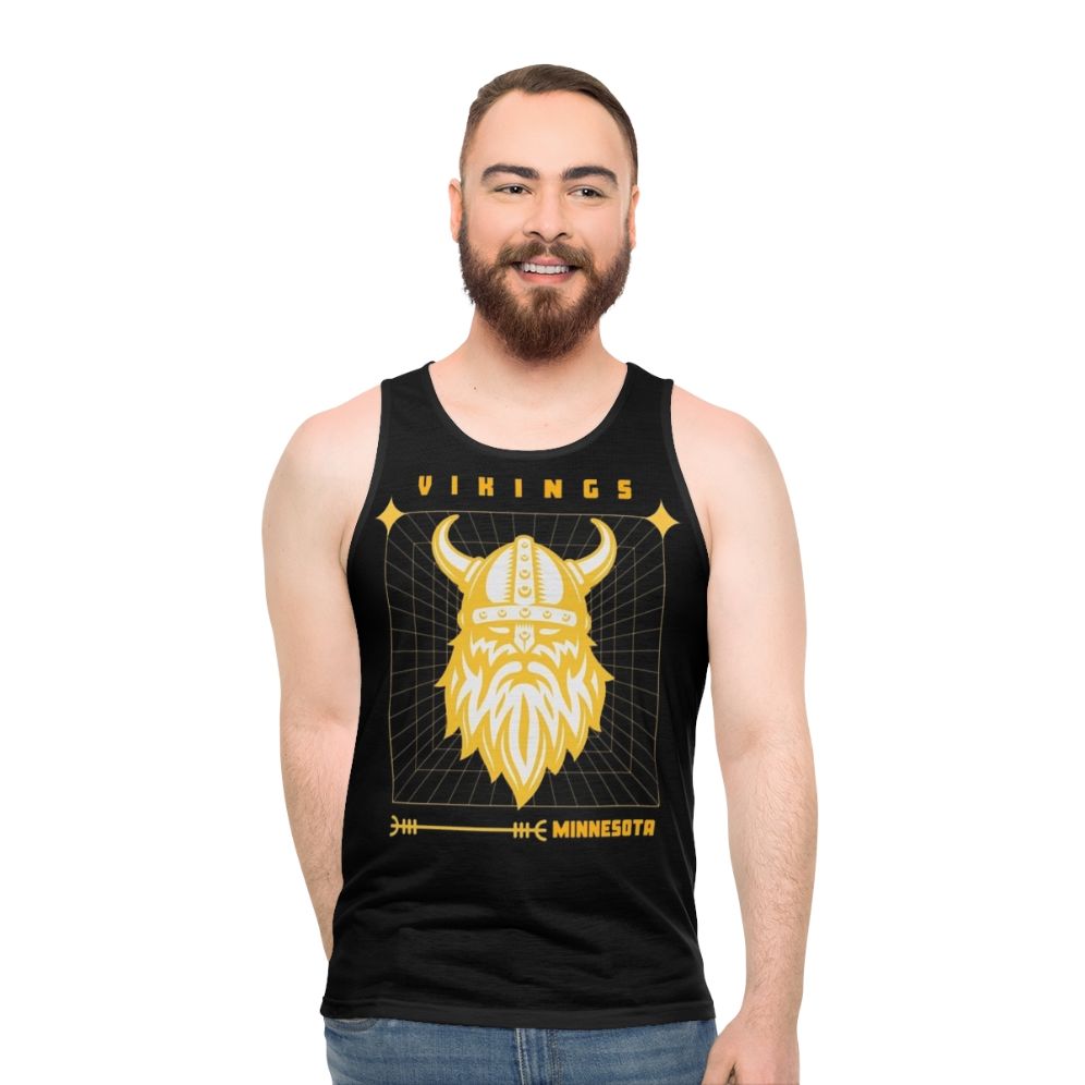 Minnesota Vikings unisex tank top with team logo