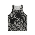 Unisex tank top featuring a Minoan-style octopus design
