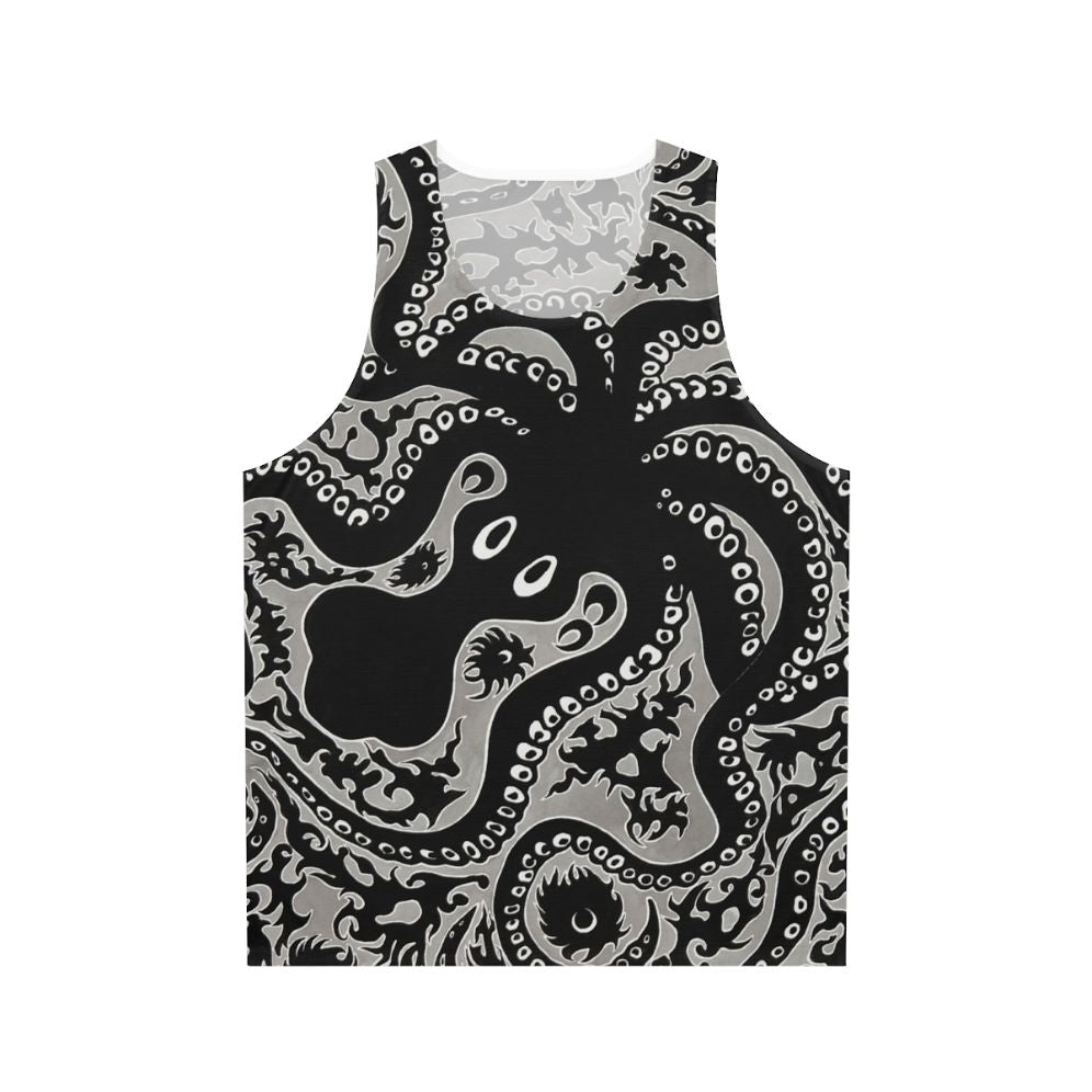 Unisex tank top featuring a Minoan-style octopus design