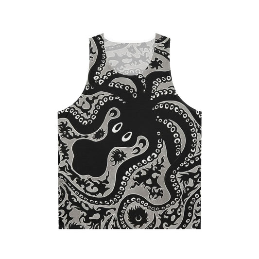 Unisex tank top featuring a Minoan-style octopus design
