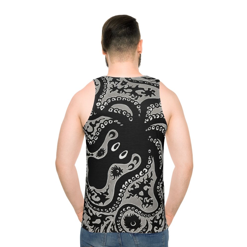 Unisex tank top featuring a Minoan-style octopus design