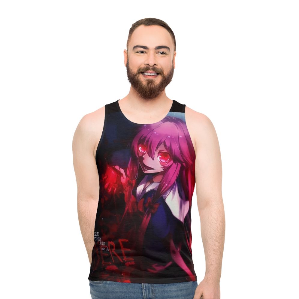 Mirai Nikki Yuno Gasai Anime Kawaii Unisex Tank Top