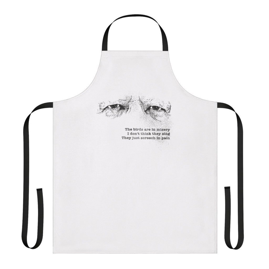Apron featuring a quote from Werner Herzog's Fitzcarraldo documentary