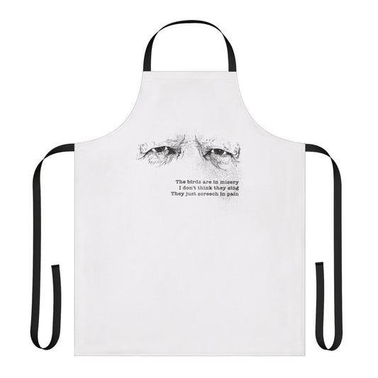 Apron featuring a quote from Werner Herzog's Fitzcarraldo documentary