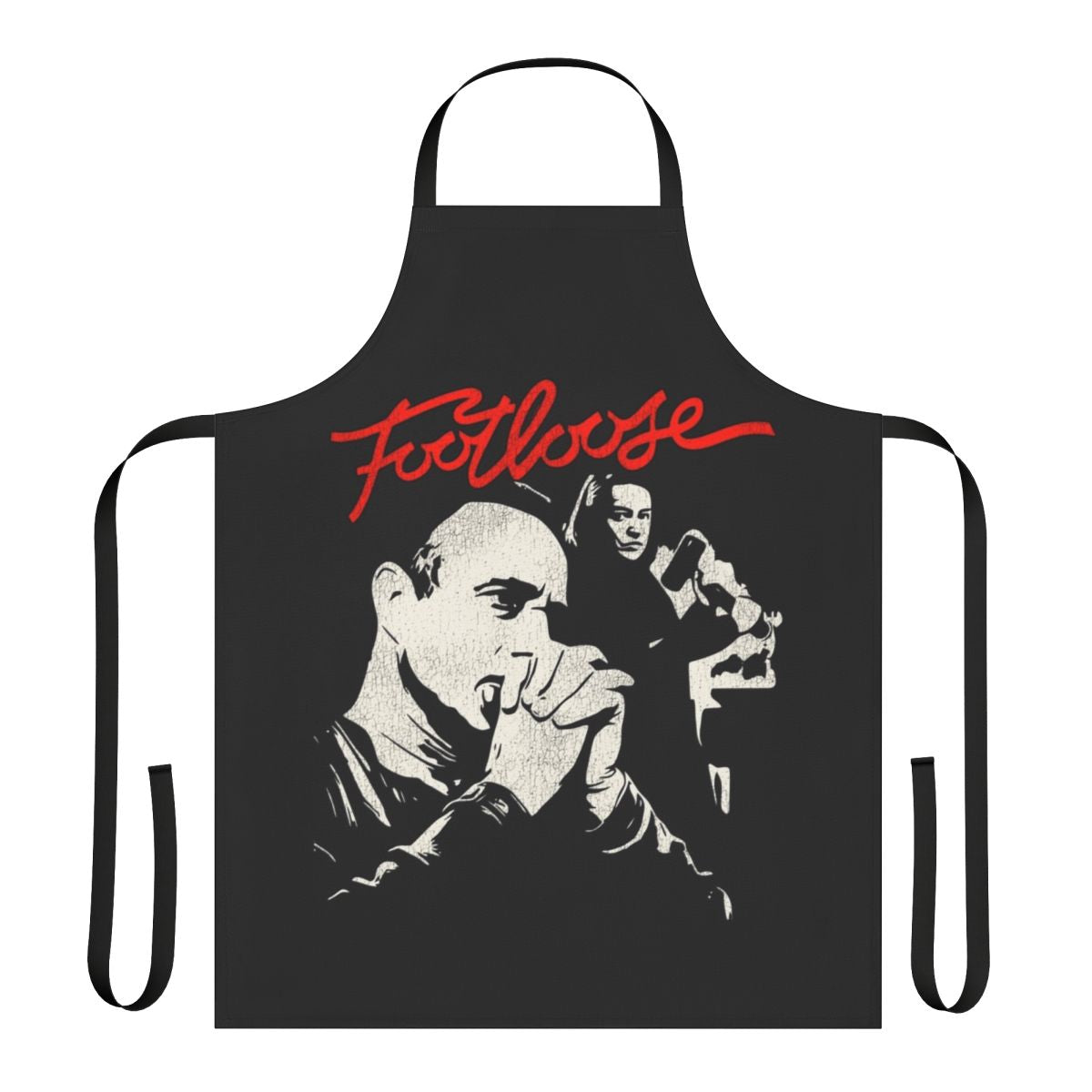 Apron featuring a horror movie parody design with the text "Ain't No Dancing in This House"