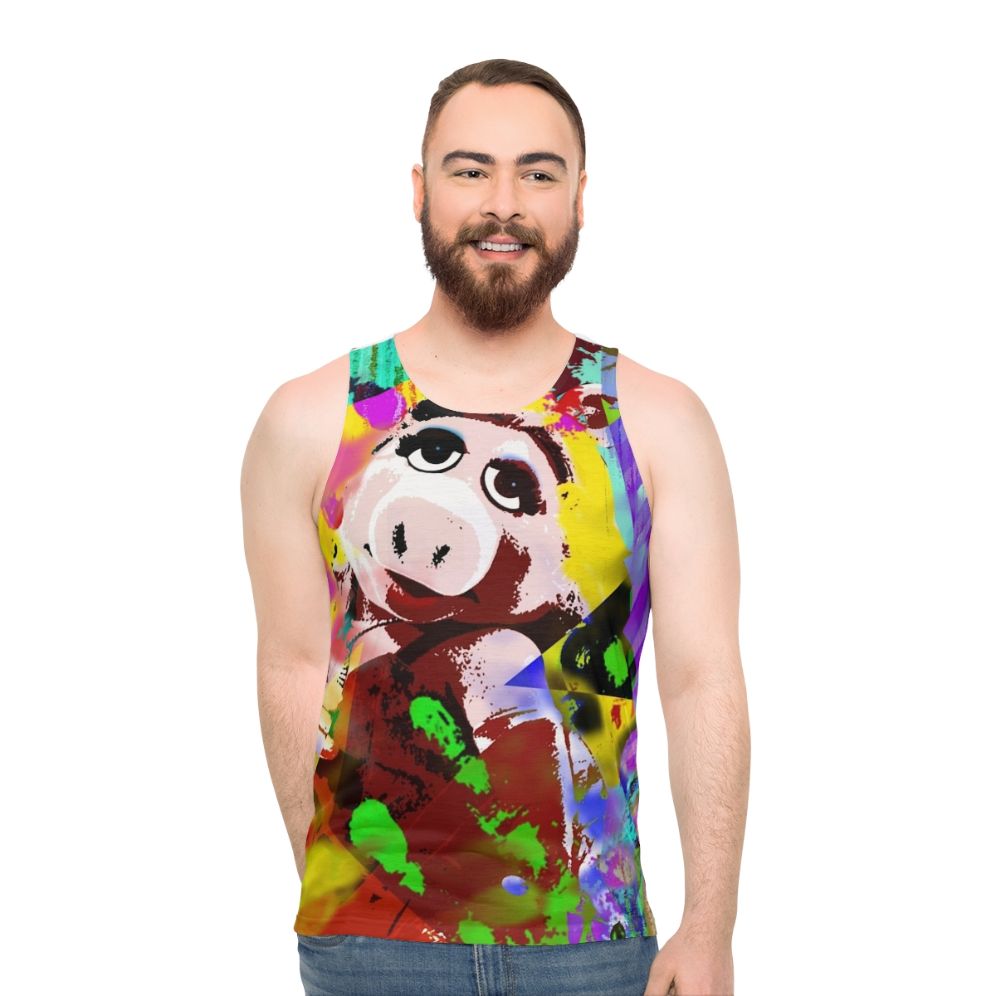 Miss Piggy Unisex Tank Top with Beloved Icon