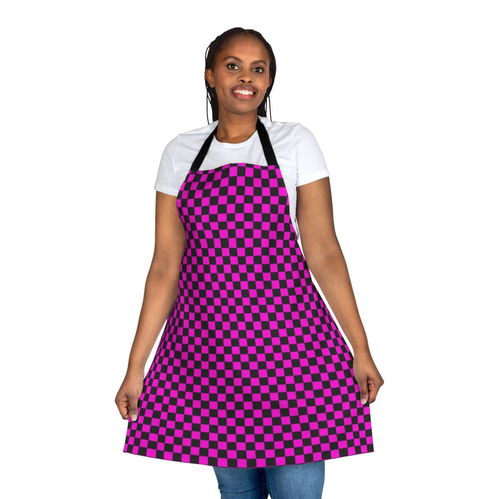 Missing Texture Inspired Apron with Gmod, Half Life, and Portal Themed Graphics
