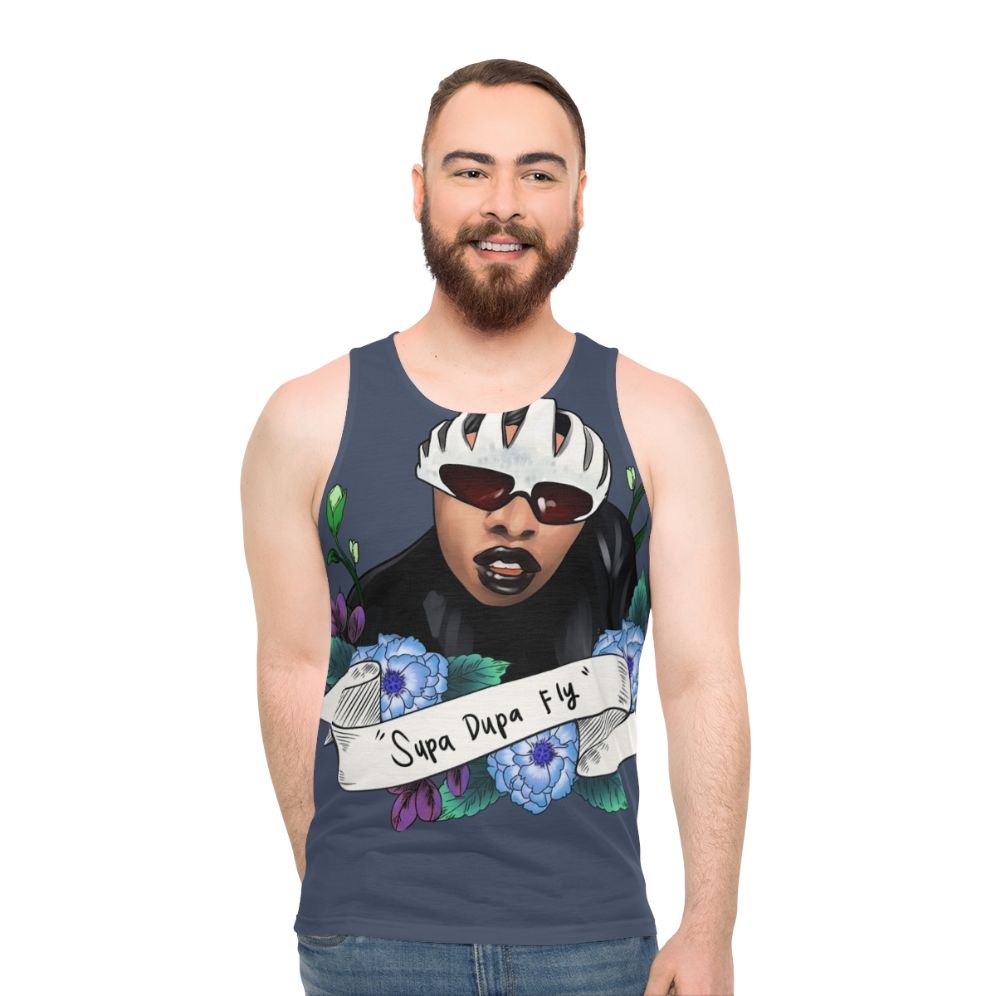 Missy Elliott inspired 90s unisex tank top featuring black girl magic design