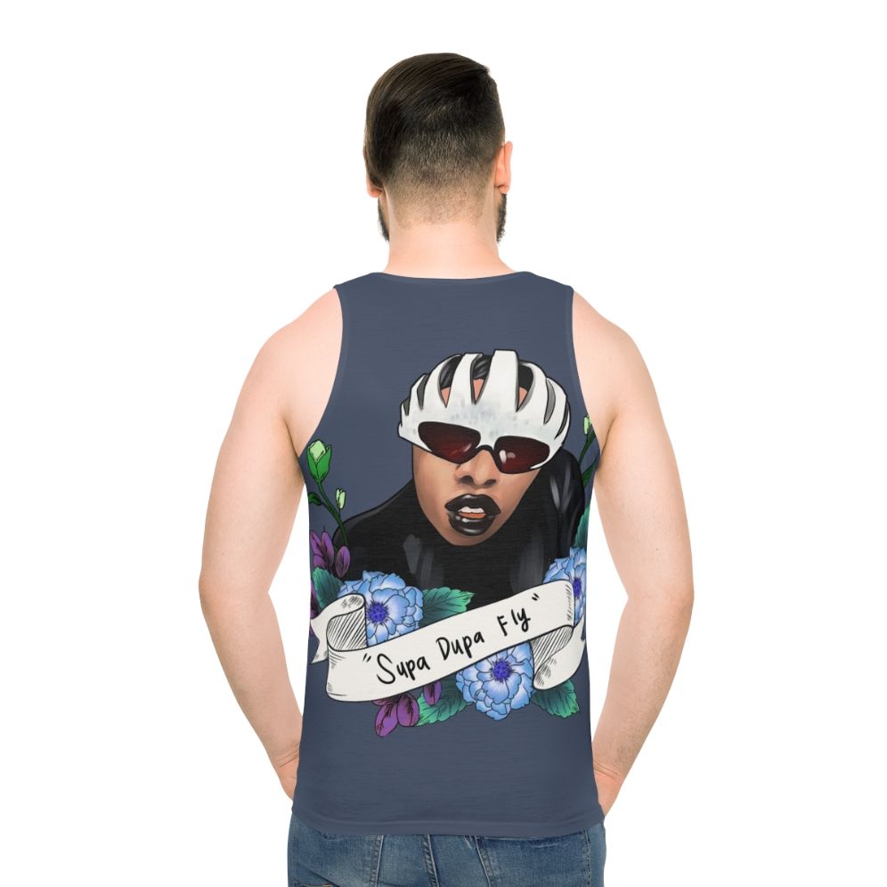 Missy Elliott inspired 90s unisex tank top featuring black girl magic design
