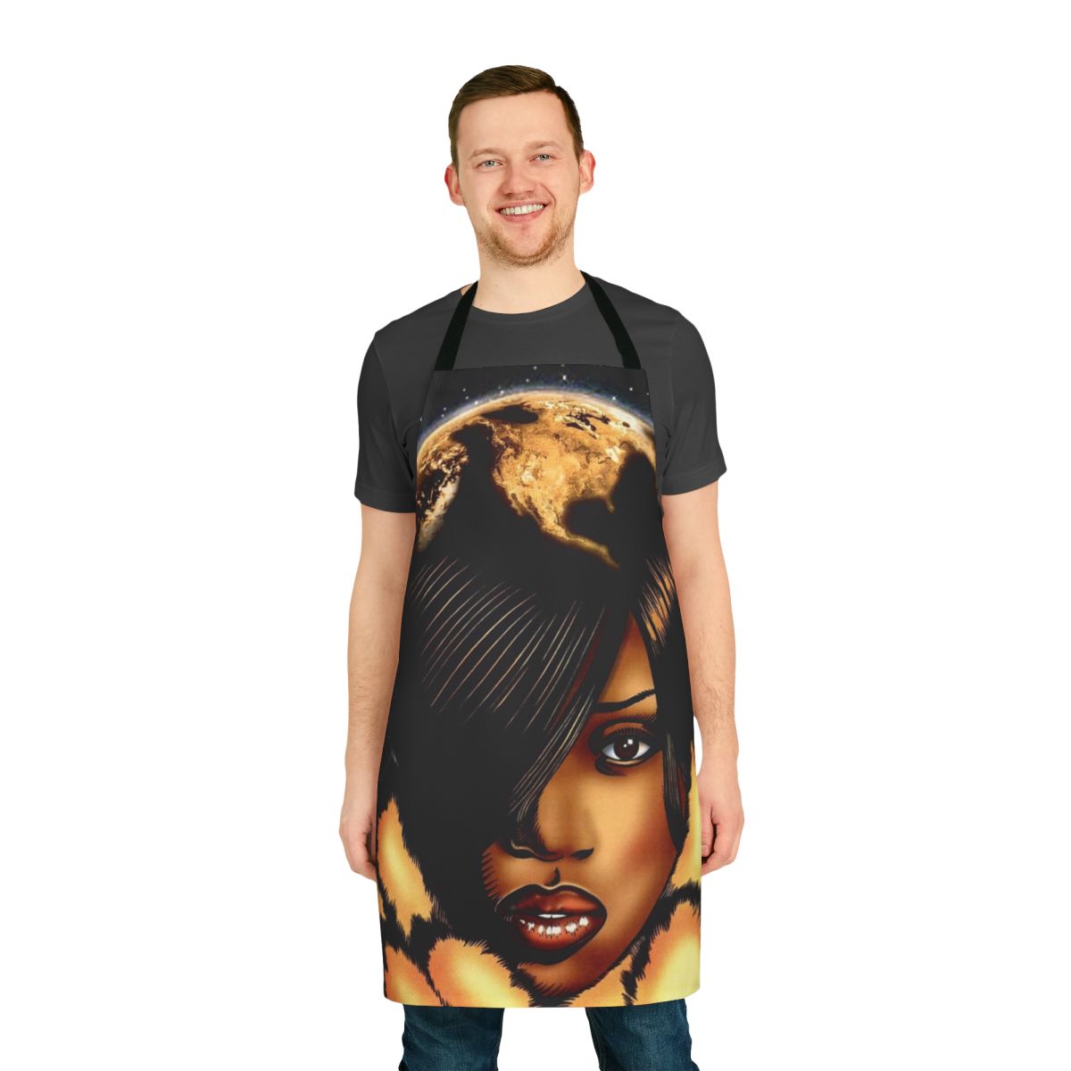 Missy Elliott Inspired Apron with Retro 90s R&B and Hip Hop Design