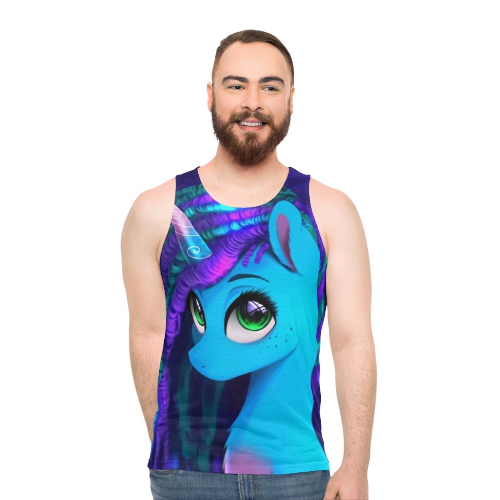 Misty Brightdown Unisex My Little Pony Unicorn Tank Top