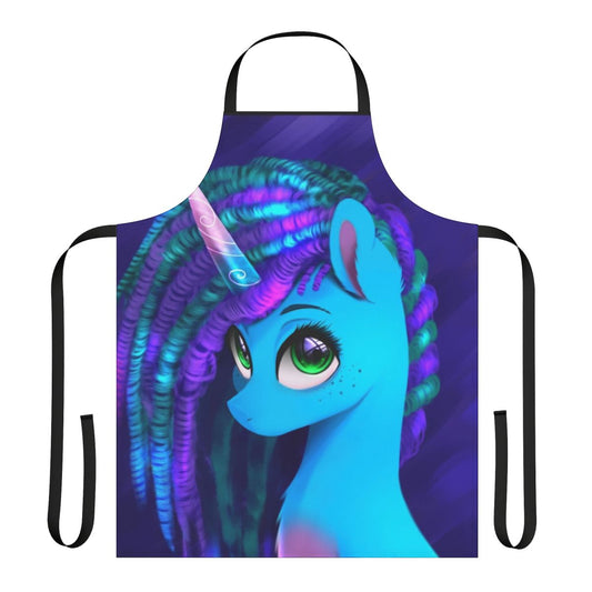 Misty inspired unicorn apron featuring a whimsical pony design
