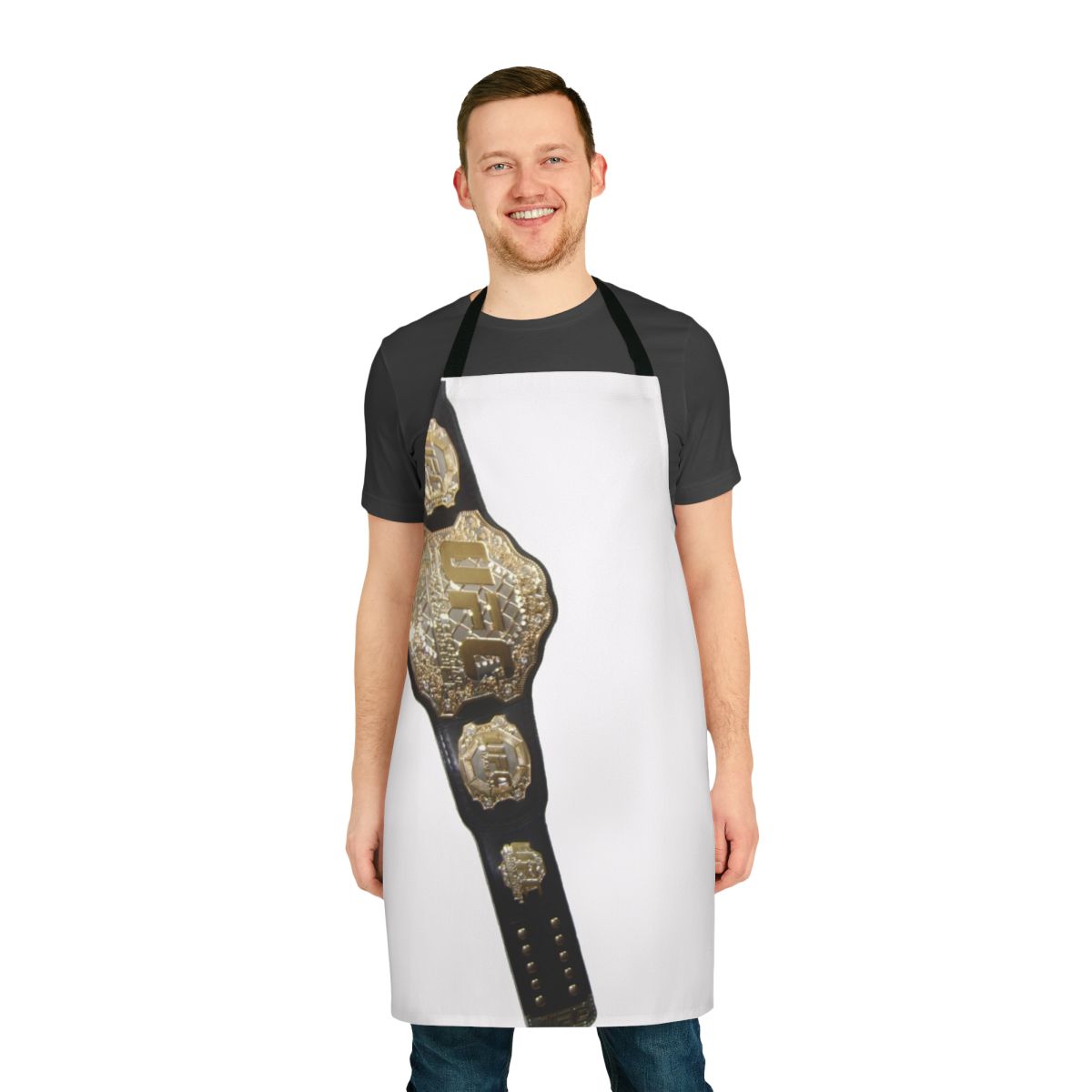 MMA Champion Apron for Sports Fans and Fighting Enthusiasts