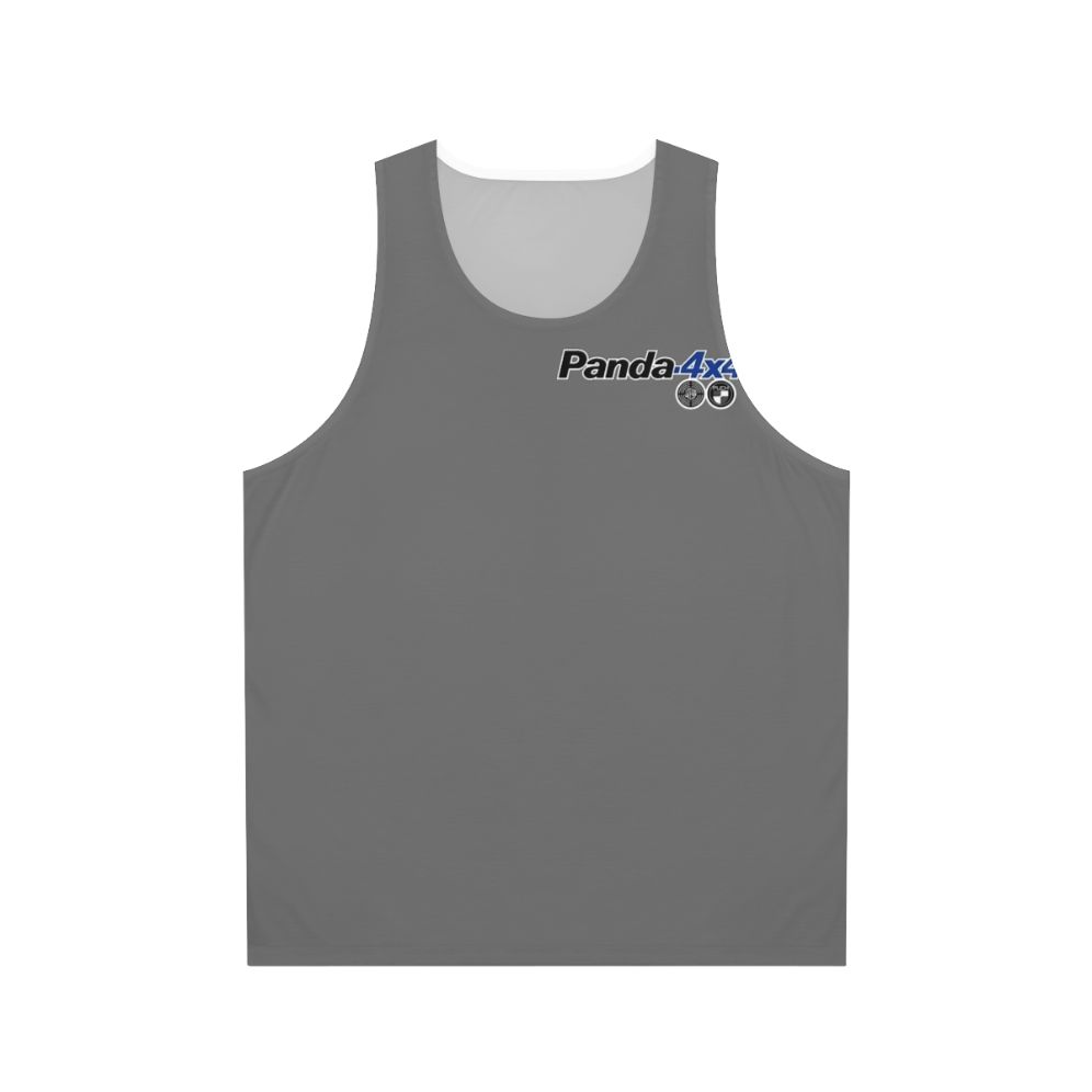 Mk1 Fiat Panda 4x4 Badge Design Unisex Tank Top
