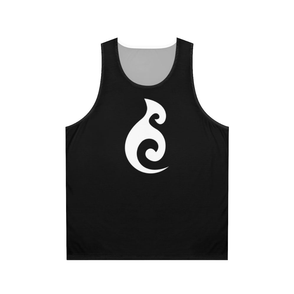 Moana Maori Symbol White Unisex Tank Top