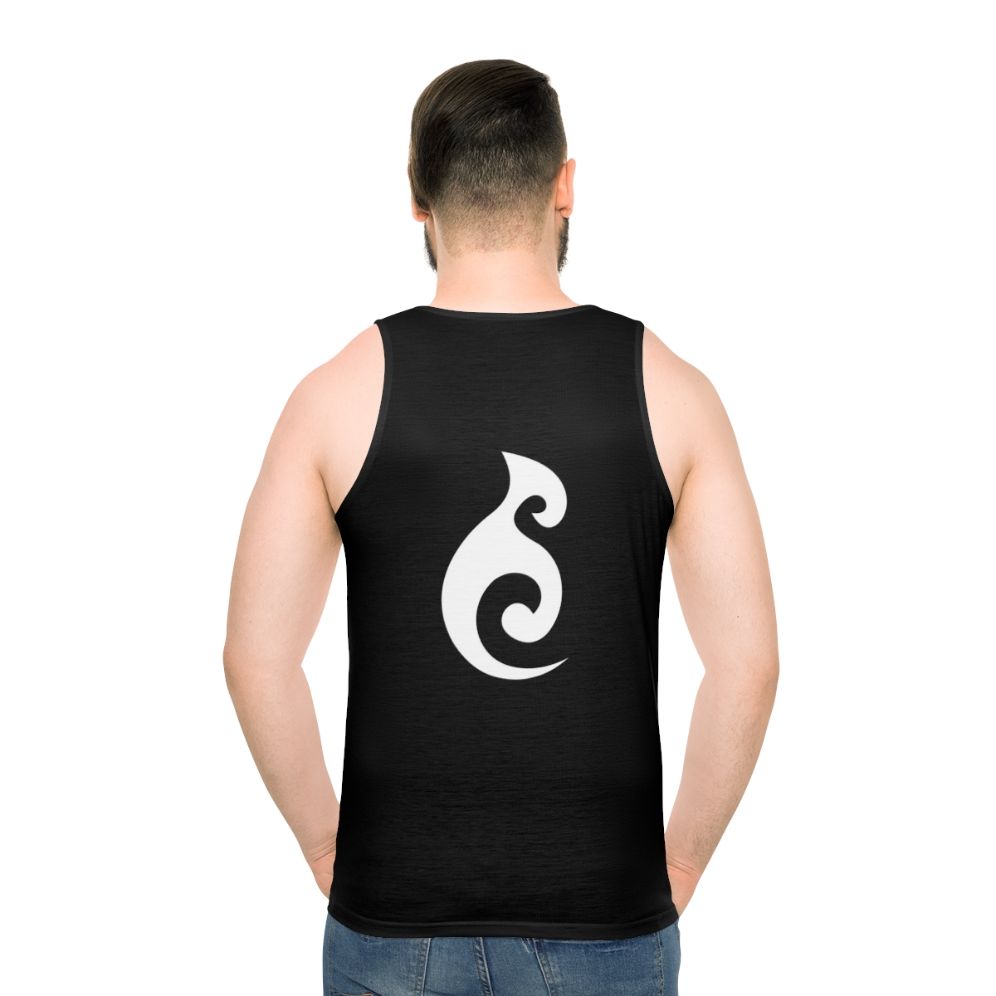 Moana Maori Symbol White Unisex Tank Top