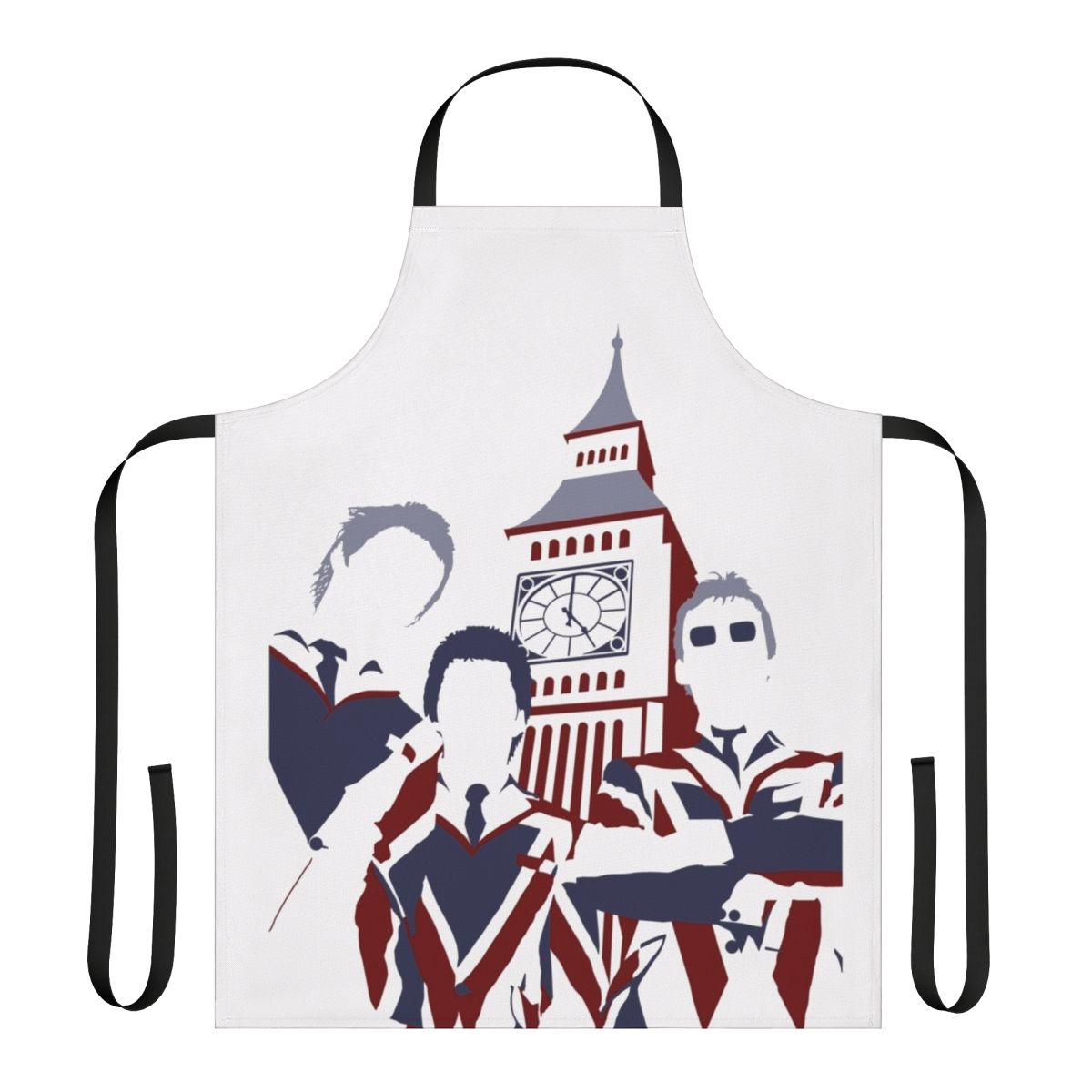 Mod-Inspired Pop Art Apron featuring the iconic Union Jack design